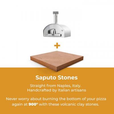 Fontana Forni Countertop Firenze Hybrid Gas And Wood Oven - FTFIR-H-S