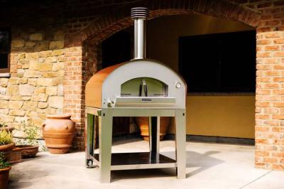 Fontana Forni Countertop Roma Hybrid Gas And Wood Oven - FTROM-H-A