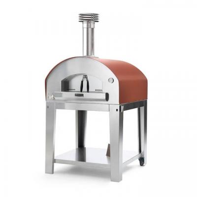Fontana Forni Countertop Roma Hybrid Gas And Wood Oven - FTROM-H-R