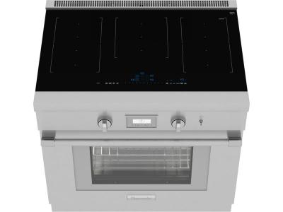 36" Thermador Liberty Induction Freestanding Range Cooker Stainless Steel - PRI36LBHC
