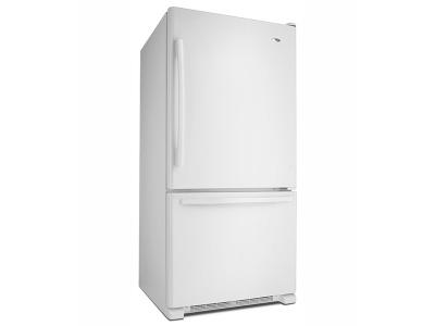 33" Amana 22 cu. ft. Bottom-Freezer Refrigerator  - ABB2224BRW