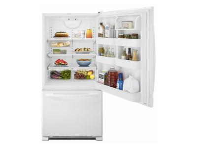 33" Amana 22 cu. ft. Bottom-Freezer Refrigerator  - ABB2224BRW
