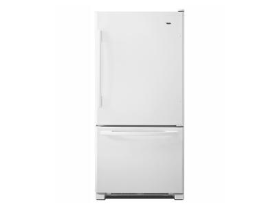 33" Amana 22 cu. ft. Bottom-Freezer Refrigerator  - ABB2224BRW