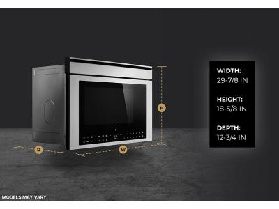 30" Jenn-Air RISE 7-in-1 Flush Built-in Microwave Oven - YJOETC330SL