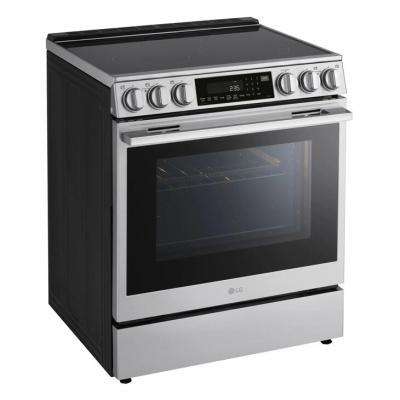 30" LG 6.3 Cu. Ft. Smart Electric Slide-in Range with InstaView ProBake Convection and Air Fry - LSEL6337XE