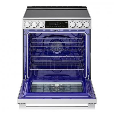 30" LG 6.3 Cu. Ft. Smart Electric Slide-in Range with InstaView ProBake Convection and Air Fry - LSEL6337XE