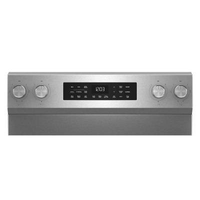 30" Kitchenaid 5.3 Cu. Ft. Smart Freestanding Electric Range with Convection Cooking Modes - YKFES330TPS