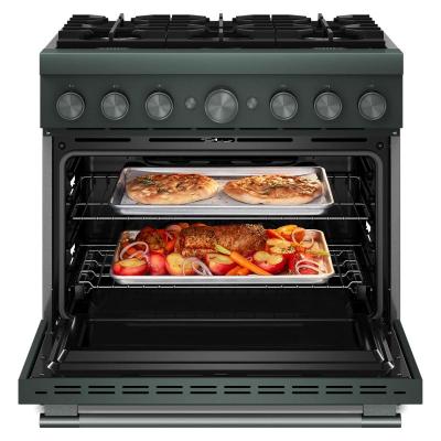 KitchenAid 6 Burner Commercial-Style Dual Fuel Range - KFDS936SJP