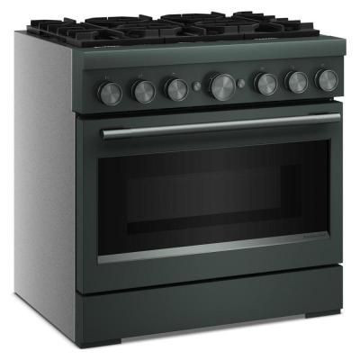 KitchenAid 6 Burner Commercial-Style Dual Fuel Range - KFDS936SJP