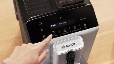 Bosch 300 Series VeroCafe Fully Automatic Coffee Machine with Removable Water Tank in Silver - TIU20307
