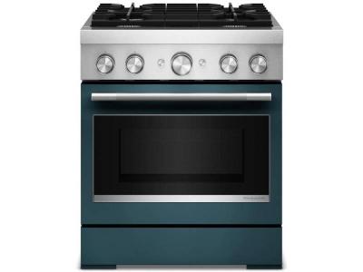 30" Kitchenaid 4 Burner Commercial-Style Dual Fuel Range - KFDS930SAG