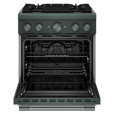 30" KitchenAid 4 Burner Commercial-Style Dual Fuel Range - KFDS930SJP