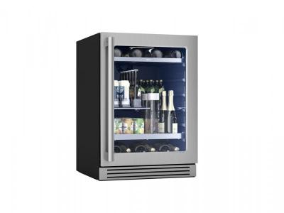 24" Zephyr Presrv Pro Single Zone Beverage Cooler - PRPB24C01CG