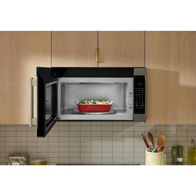 KitchenAid 2.1 Cu. Ft. Microwave Hood Combination with a Handle - YKMMS330SPS
