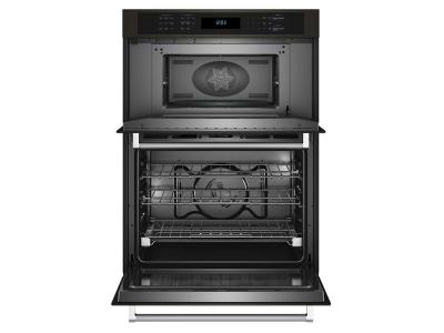 30" KitchenAid Combination Microwave Wall Oven with Air Fry Mode - KOEC530PBS