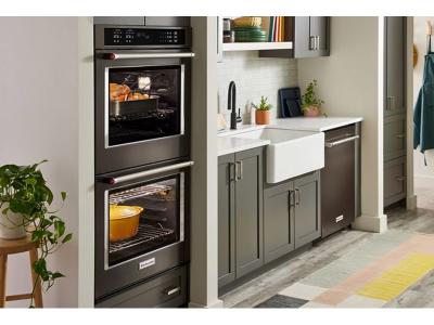 27" KitchenAid Double Wall Oven with Air Fry Mode - KOED527PBS