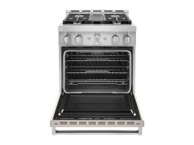 30" KitchenAid 4.1 Cu. Ft. Smart Commercial-Style Gas Range With 4 Burners - KFGC500JMH
