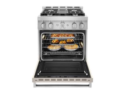 30" KitchenAid 4.1 Cu. Ft. Smart Commercial-Style Gas Range With 4 Burners - KFGC500JMH