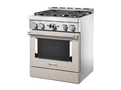 30" KitchenAid 4.1 Cu. Ft. Smart Commercial-Style Gas Range With 4 Burners - KFGC500JMH