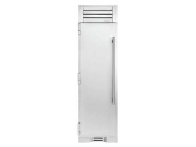 24" True Residential Left Hinge 12.4 Cu. Ft. Freezer Column with Ice Maker and Solid Stainless Door - TR-24FRZ-L-SS-IM-A