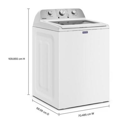 28" Maytag 4.7 Cu. Ft. Top Load Washer with Extra Power Cycle - MTW5205TW
