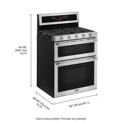 30" Mayatg 6 Cu. Ft. Freestanding Gas Range - MGT8800FZ
