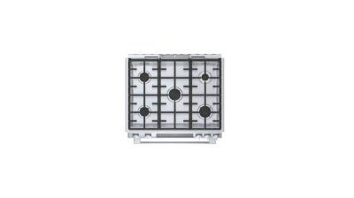 30" Bosch 4.6 Cu. Ft. 800 Series Dual Fuel Slide-in Range Stainless Steel - HDI8056C