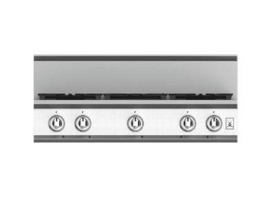 36" Hestan KRT Series 5-Burner Rangetop with Liquid Propane in Froth - KRT365-LP-WH