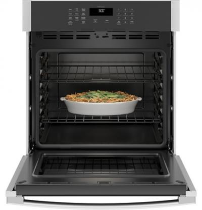 27" GE 4.3 Cu. Ft. Electric Self-Cleaning Single Wall Oven - JKS3000SNSS
