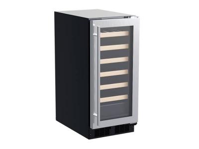 15" Marvel 2.7 Cu. Ft.  Built-In High-Efficiency Single Zone Wine Refrigerator - MLWC215SG01A