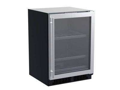 24" Marvel 5.5 Cu. Ft. Built-In Beverage Center With 3-In-1 Convertible Shelves - MLBV224SG01A