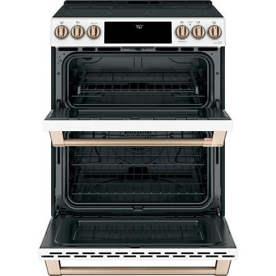 30" Café 6.7 Cu. Ft. True Convection Double Oven Slide-In Smooth Top Electric Range  - CCES750P4MW2