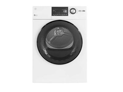 GE Stack Bracket Kit and Front Load Washer and Electric Dryer - GFA24KITL-GFW148SSMWW-GFD14JSINWW