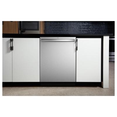 24" GE Profile Top Control Stainless Steel Interior Dishwasher with Sanitize Cycle - PDT715SYVFS
