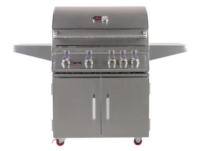 28" Bonfire 4 Burner Double Door Natural Gas Grill - CBF4DD-NG