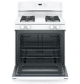 30" GE 5.0 Cu. Ft. Free-Standing Standard Clean Gas Range - JCGBS60DEKWW