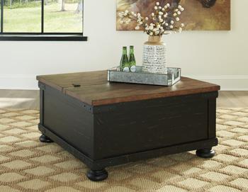 Signature Design by Ashley Valebeck Coffee Table with Lift Top - T468-00