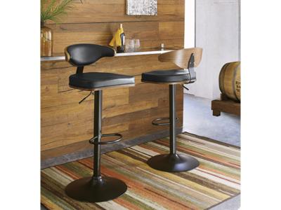 Signature Design by Ashley Bellatier Adjustable Height Bar Stool - D120-330