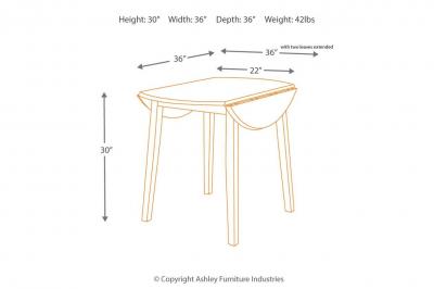 Signature Design by Ashley Hammis Dining Drop Leaf Table - D310-15