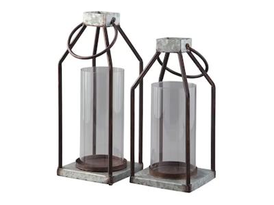 Signature Design by Ashley Diedrick Lantern (Set of 2) - A2000346