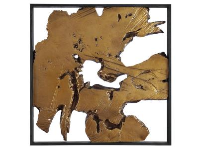 Signature Design by Ashley Fabiana Wall Decor A8010126 Black/Gold Finish