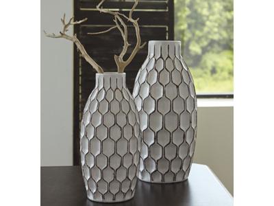 Signature Design by Ashley Dionna Vase Set (2/CN) A2000329 White