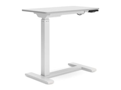 Signature Design by Ashley Lynxtyn Adjustable Height Side Desk in Taupe/White - H400-212