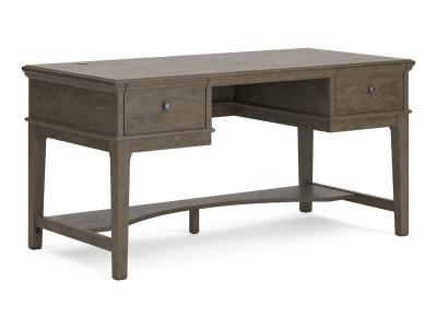 Signature Design by Ashley Janismore Home Office Storage Leg Desk in Weathered Gray - H776-26