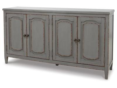 Signature Design by Ashley CHARINA Accent Cabinet in Antique Gray - T784-40
