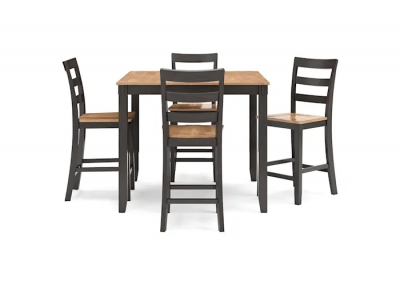 Signature Design by Ashley Gesthaven Counter Height Dining Table and 4 Barstools (Set of 5) - D396-223