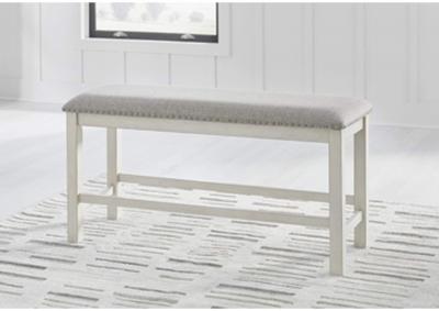 Signature Design by Ashley Robbinsdale 49" Counter Height Dining Bench - D642-09