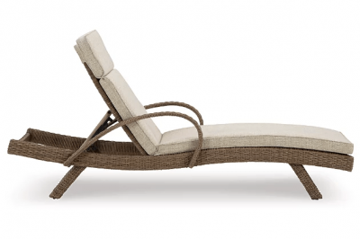Signature Design by Ashley Beachcroft Outdoor Chaise Lounge with Cushion - P791-815