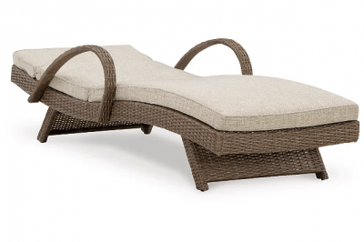 Signature Design by Ashley Beachcroft Outdoor Chaise Lounge with Cushion - P791-815