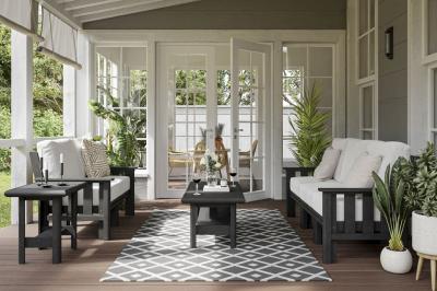 C.R. Plastic Products Traditional Mission Style Stratford Loveseat - DSF262